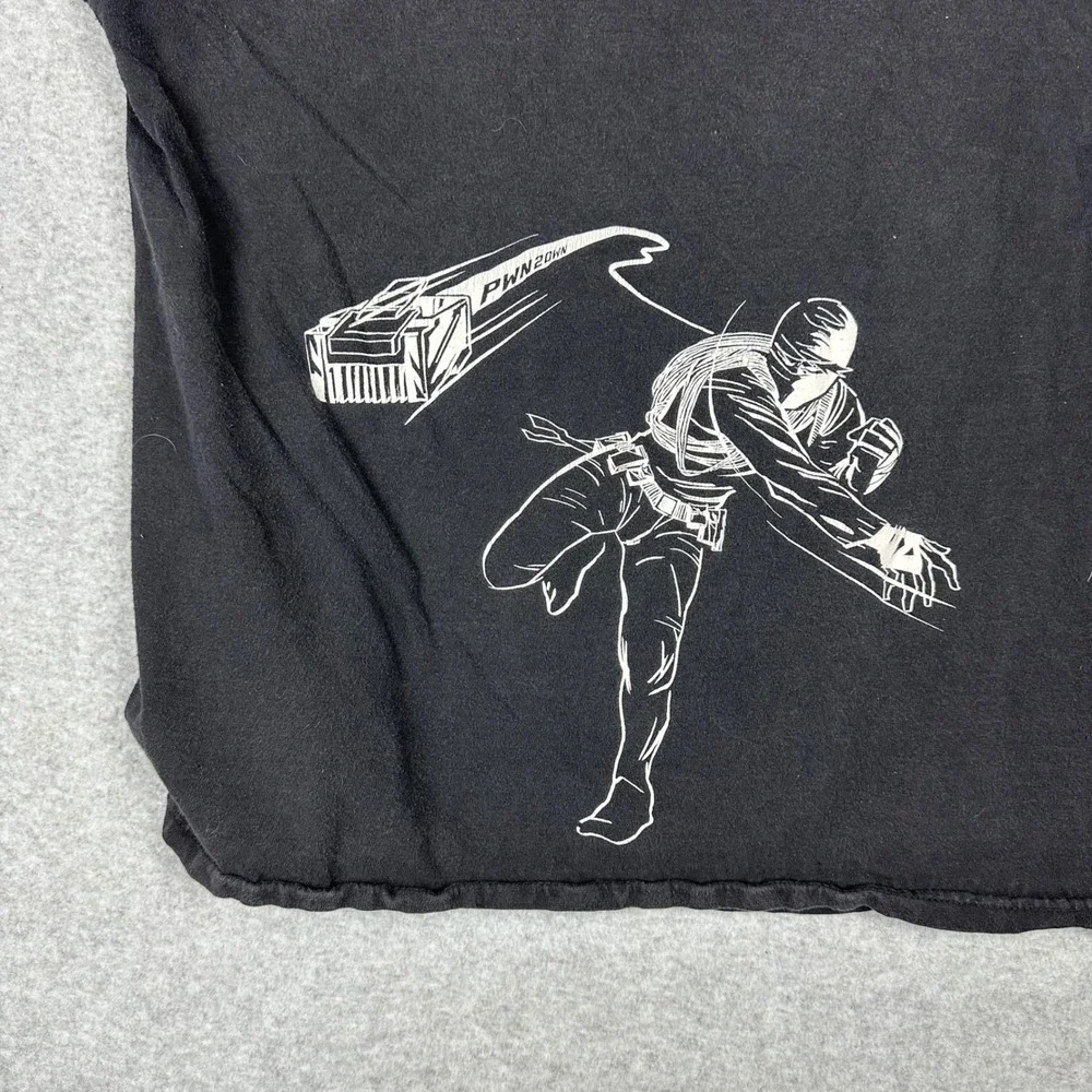 Alstyle CanSecWest Pwn2Own‎ Cybersecurity Samurai Ninja Graphic T-Shirt Black XL